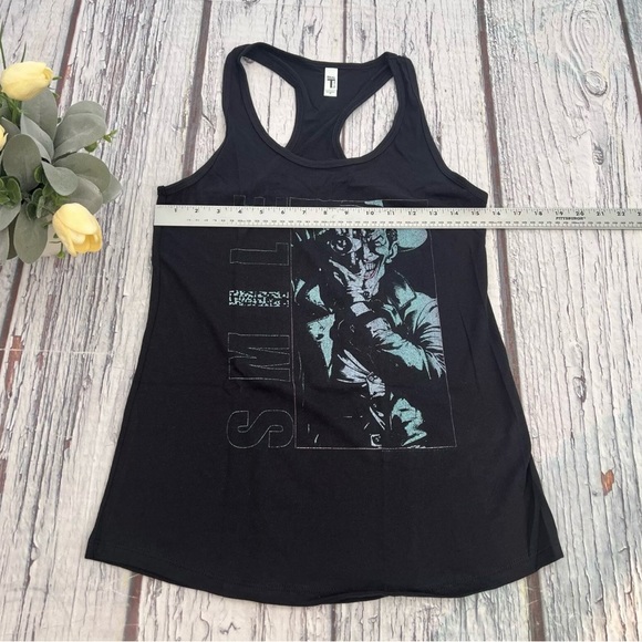 Women’s Dc Comics Batman Smile Black tank top Size M - Picture 7 of 10